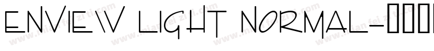 Enview Light Normal字体转换
